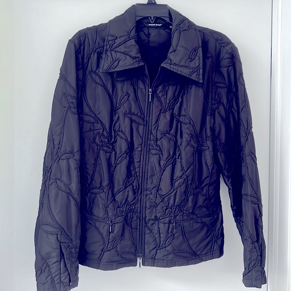 jacket size L black light quilting